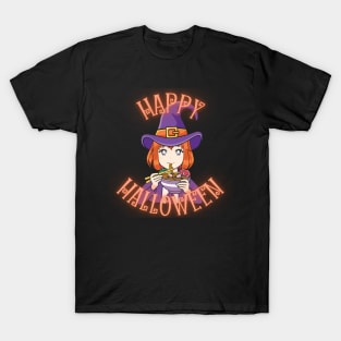 Happy Halloween from a Witch with Ramen T-Shirt